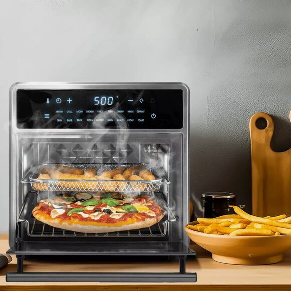 16 Quart Air Fryer Oven and Grill, Stainless Steel. ( new with box) - Picture 3 of 10